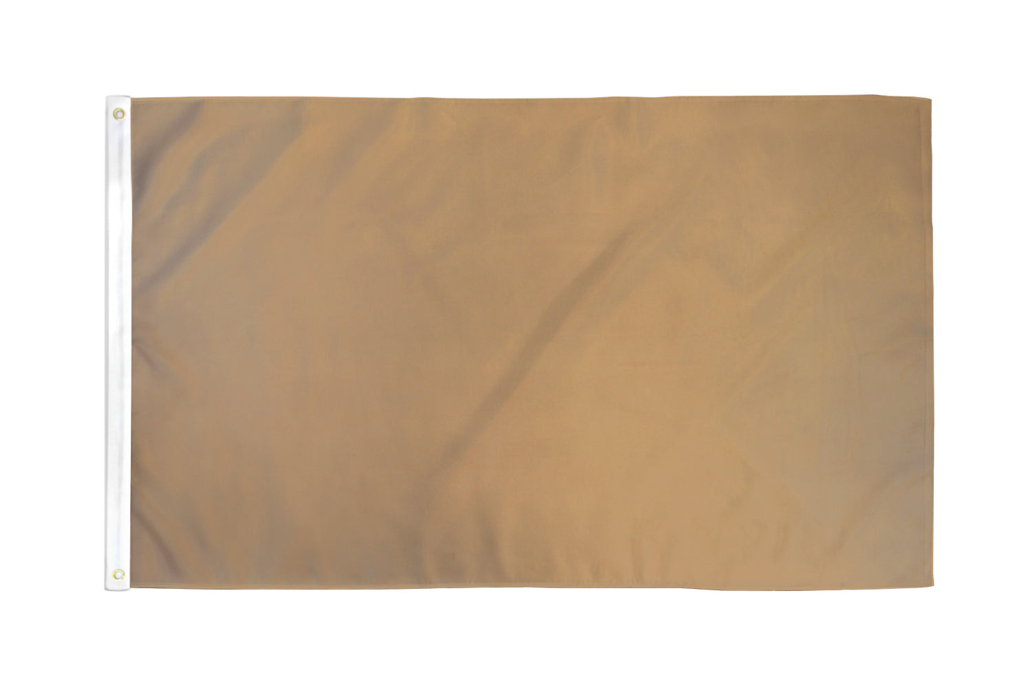 Tan Solid Color Flag 3x5ft Poly