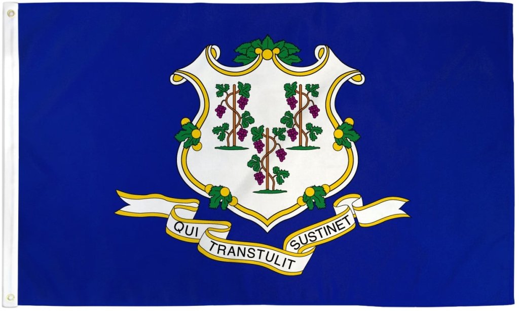 Connecticut Flag 2x3ft Poly - Flags Importer