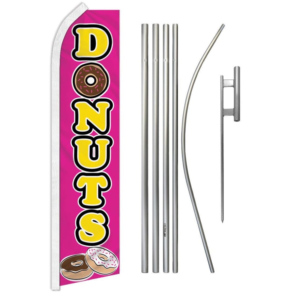 thumbnail image 2 of FeatherFlagNation 15' Swooper Flag Banner Kit – Includes Pole & Ground Spike 2 of 6
