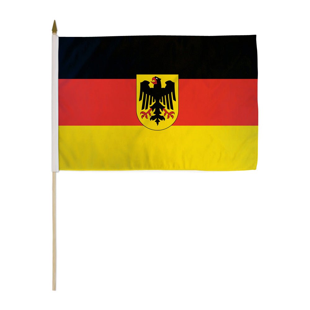 thumbnail image 2 of Trade Winds Germany Desk Flag Set – 4x6 Inch Miniature Table Flag With Black Base, Polyester 2 of 4