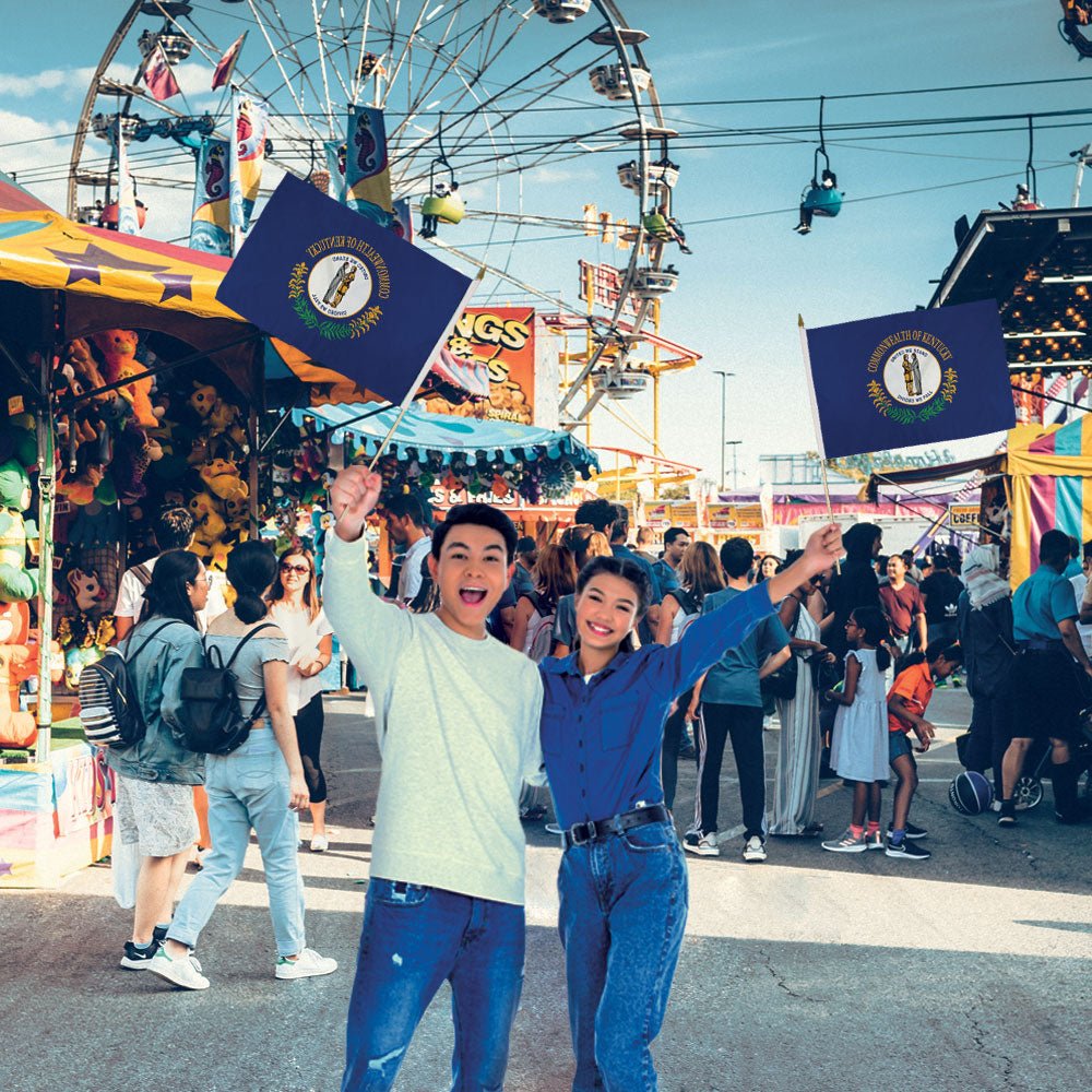 Kentucky 12x18in Stick Flag - Flags Importer