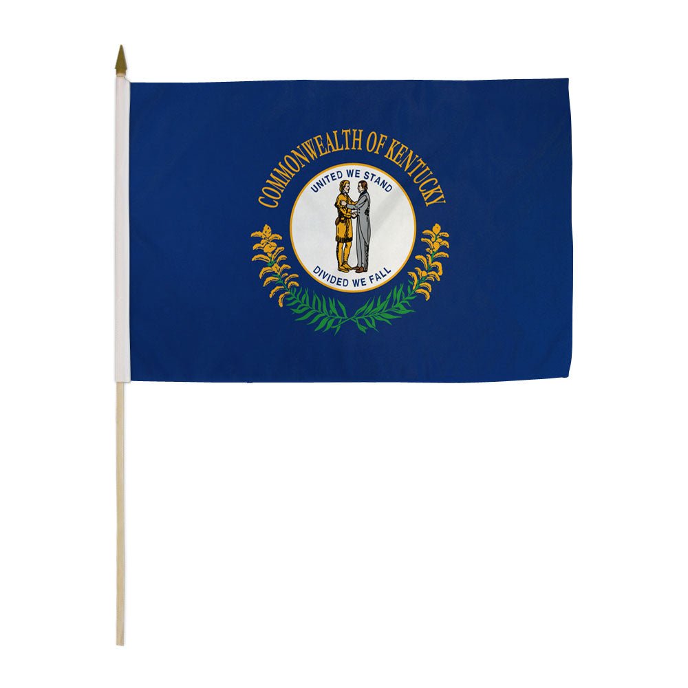Kentucky 12x18in Stick Flag - Flags Importer