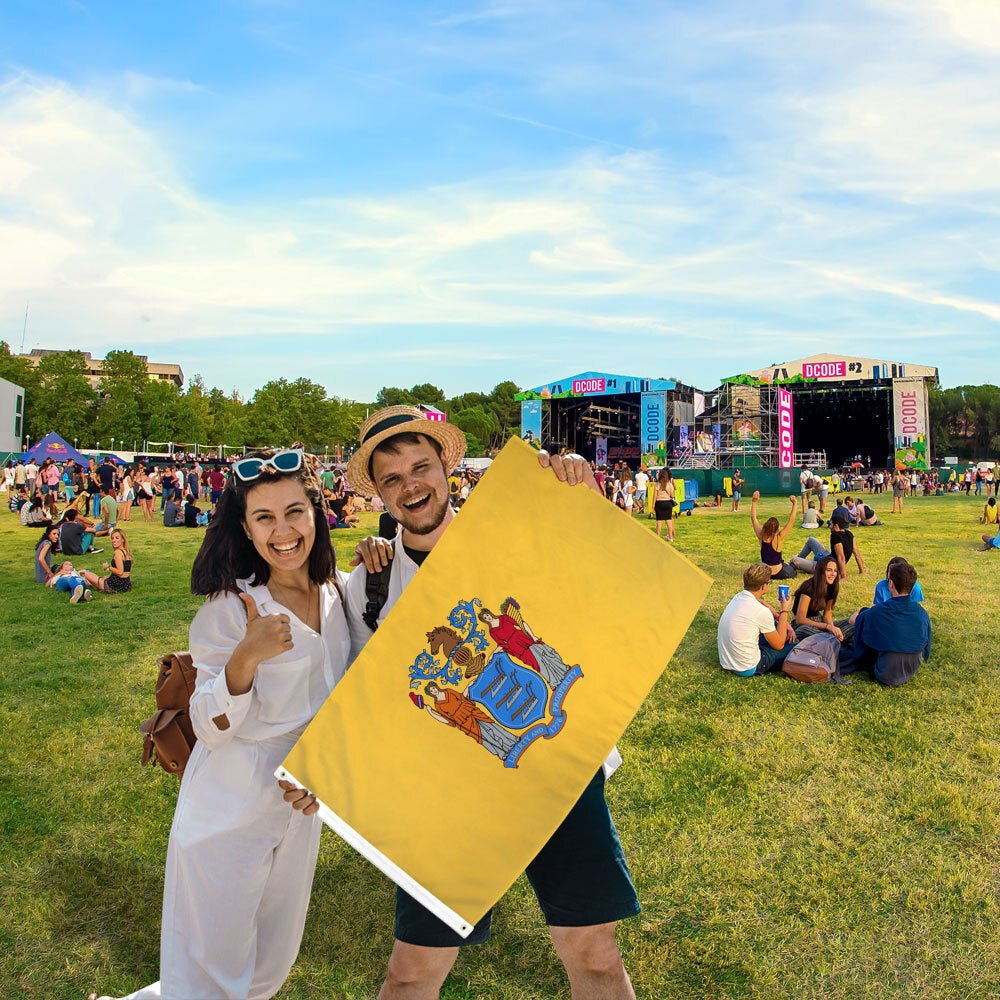 New Jersey Flag 2x3ft Poly - Flags Importer