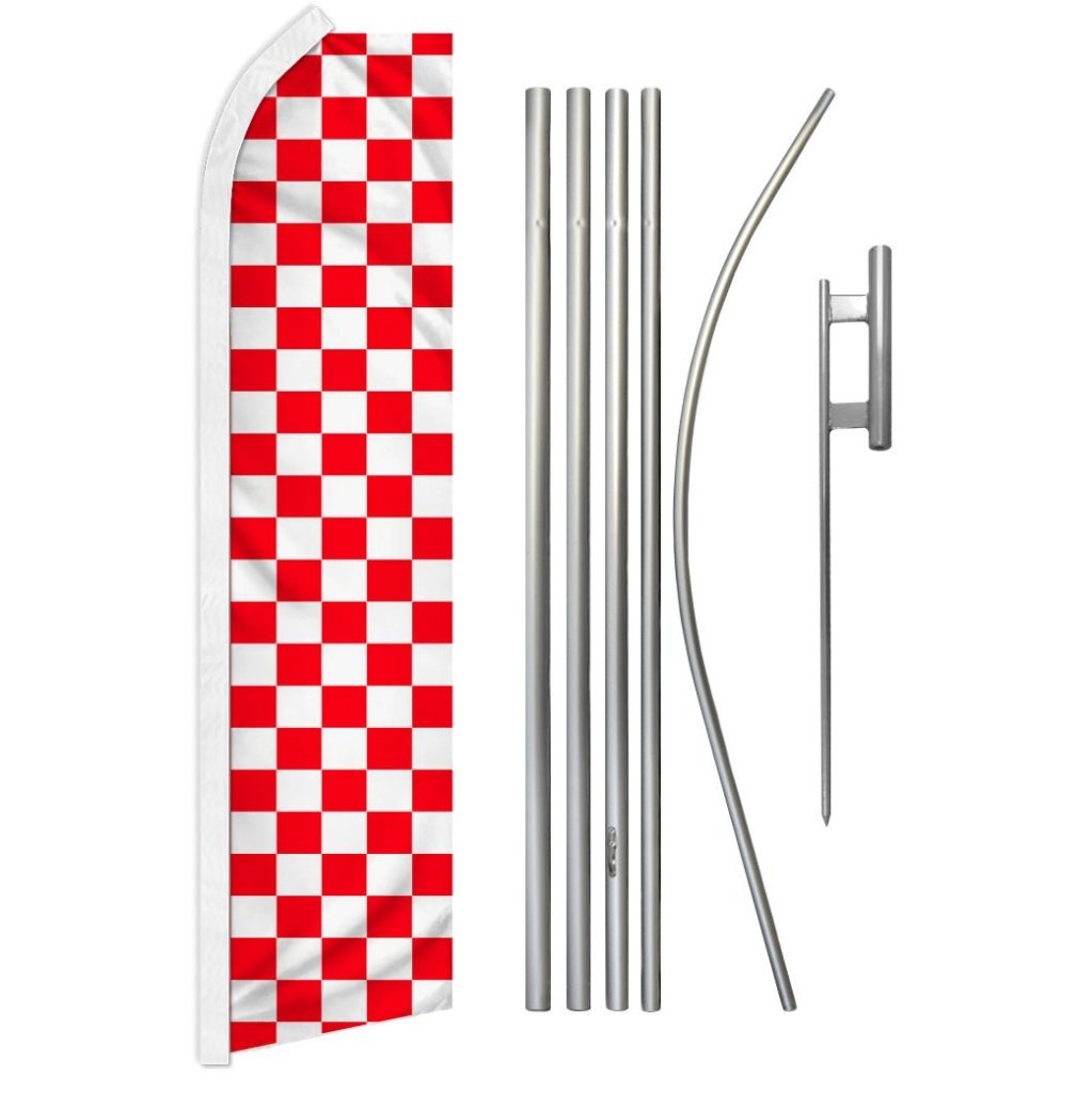 thumbnail interactive-video image 1 of Trade Winds 3x5 Foot Open Red White Blue American Flag With White Pole Kit - Residential/Commercial 1 of 4