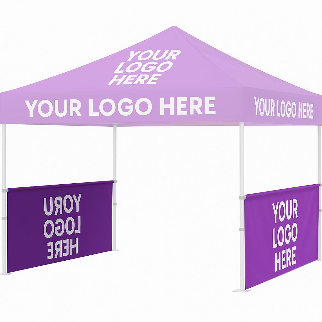half tent canopy Single-Sided Tent Half Wall (No Hardware)