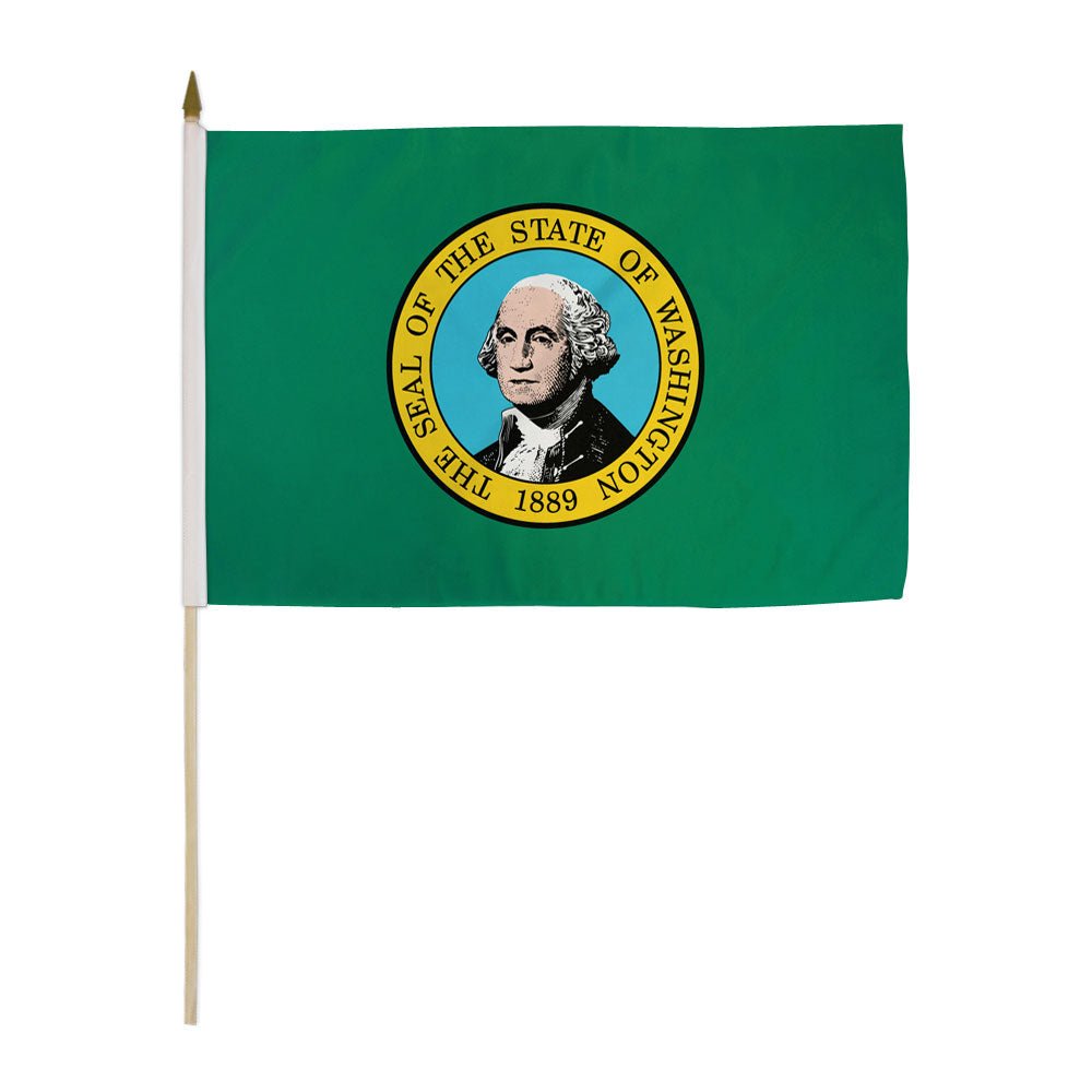 Washington 12x18in Stick Flag - Flags Importer