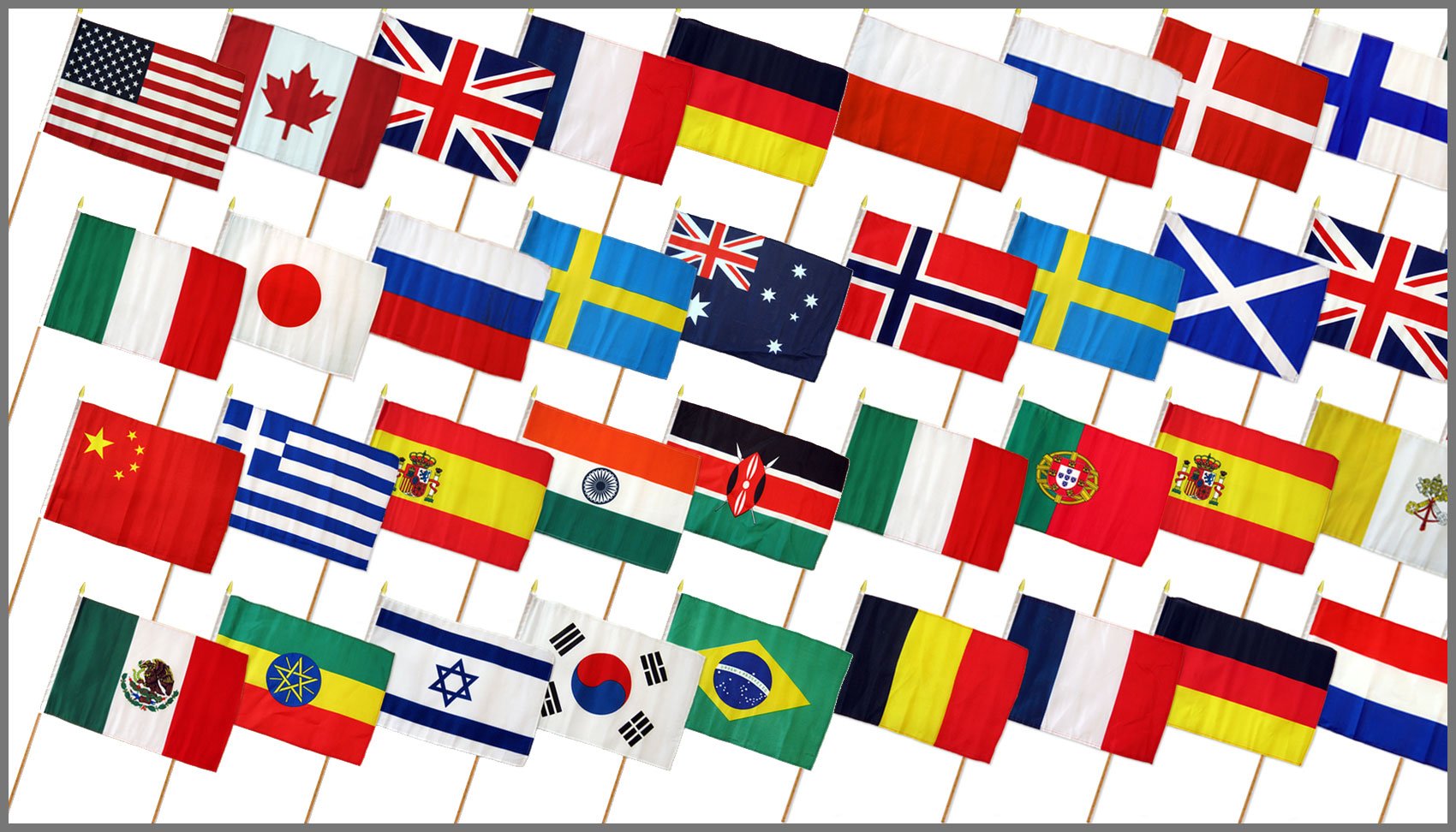 Flag Sets 12x18in and 4x6in