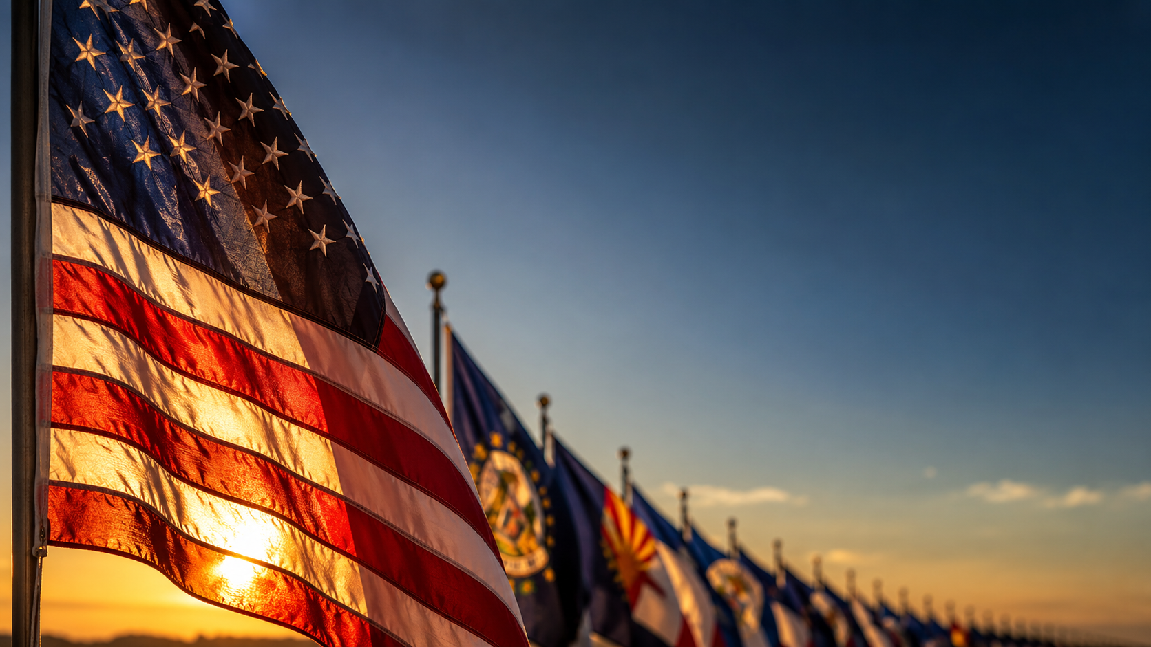 Labor Day Sale — USA & State Flags