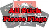 Pirate Stick Flags Pirate Flags