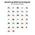 World Cup 2026 Full 32 Flag Set – 32 Countries (4x6in)
