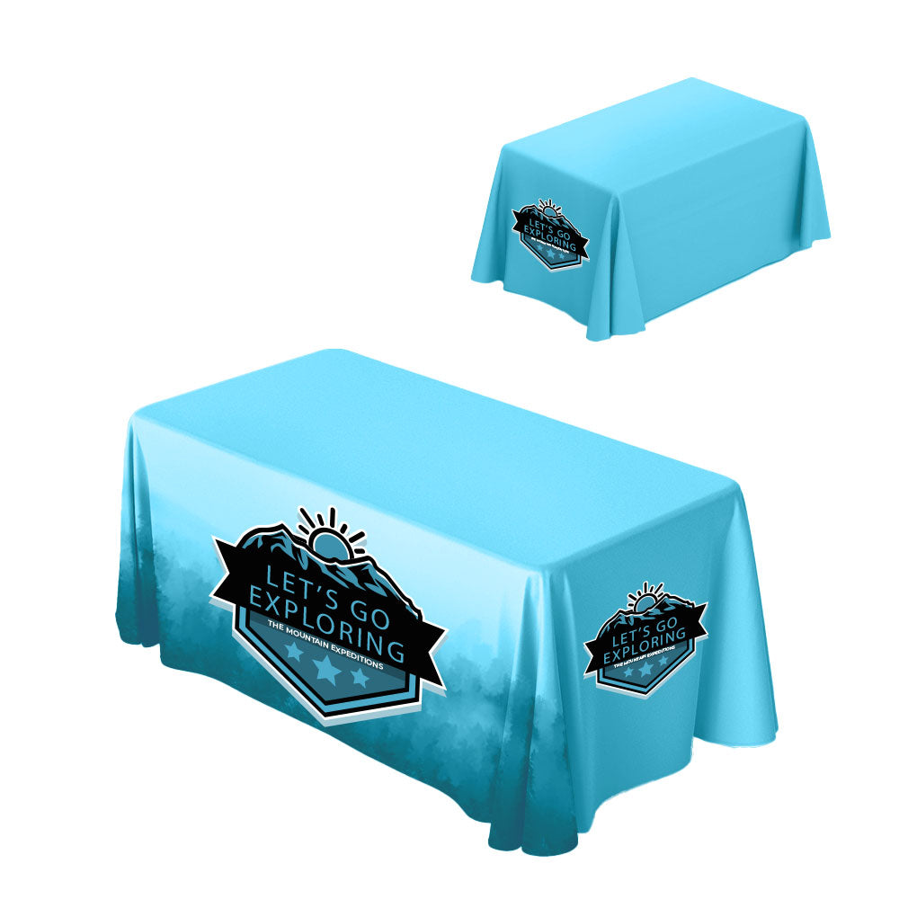 Custom 4ft Table cover - Shown with closed back 