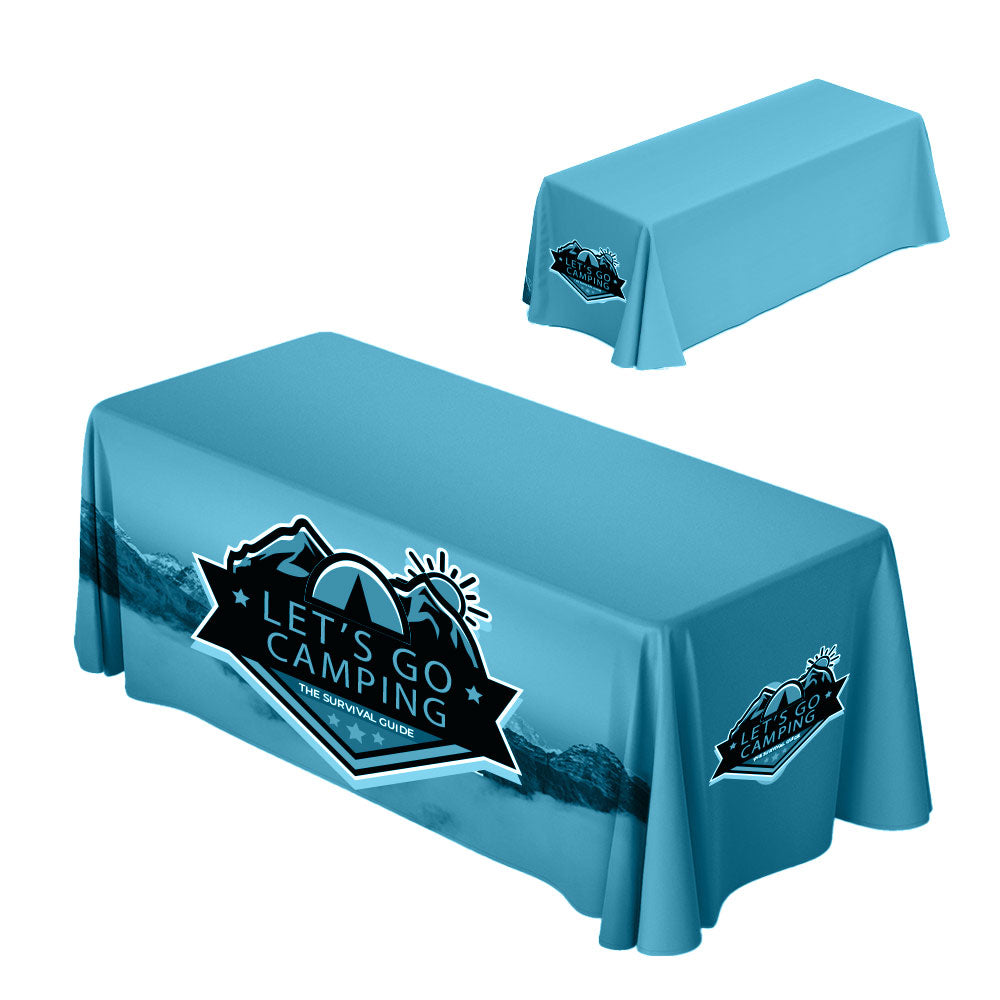 6Ft table cover with optional closed back 
