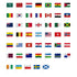 World Cup 2026 Flagship Flag Set – 48 Countries (12x18in Stick Flag)