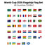 World Cup 2026 Flagship Flag Set – 48 Countries (12x18in Stick Flag)