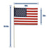 American Made USA 12" x 18" Stick Flag