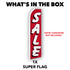 Sale (Red & White) Super Flag