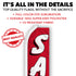 Sale (Red & White) Super Flag