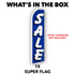 Sale (Blue) Super Flag