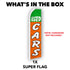 Used Cars (Green & Orange) Super Flag