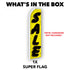 Sale (Yellow) Super Flag