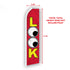 Look (Red) Super Flag