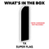 Black Solid Color Super Flag