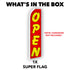 Open (Red & Yellow) Super Flag