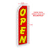 Open (Red & Yellow) Super Flag