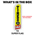 Tires Sale (Red & Yellow) Super Flag