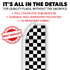 Black & White Checkered Super Flag