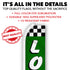 Look (Green Checkered) Super Flag
