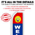 Welcome (Happy Face) Super Flag