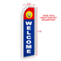 Welcome (Happy Face) Super Flag