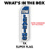 Now Leasing (Blue & White) Super Flag