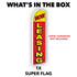 Now Leasing (Red & Yellow) Super Flag