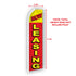Now Leasing (Red & Yellow) Super Flag