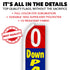 0 Down Payment (Red & Blue) Super Flag