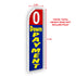 0 Down Payment (Red & Blue) Super Flag