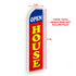 Open House (Blue & Red) Super Flag