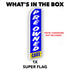 Preowned Cars (Blue & White) Super Flag