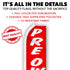 Preowned Cars (Red & White) Super Flag