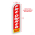 Preowned Cars (Red & White) Super Flag
