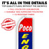 Poco Enganche (Red & Blue) Super Flag