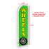 Wheels (Green) Super Flag
