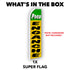 Poco Enganche (Green & Yellow) Super Flag