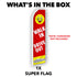 Walk In Drive Out (Red) Super Flag