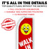 Walk In Drive Out (Red) Super Flag