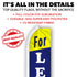 For Lease Super Flag