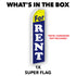 For Rent Super Flag