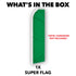 Green Solid Color Super Flag